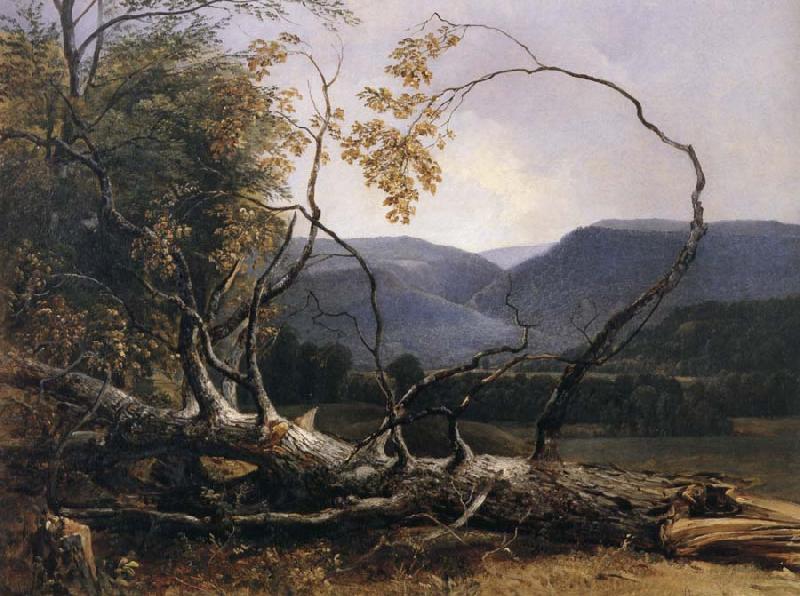 Asher Brown Durand Study from Nature,Stratton Notch,Vermont Sweden oil painting art